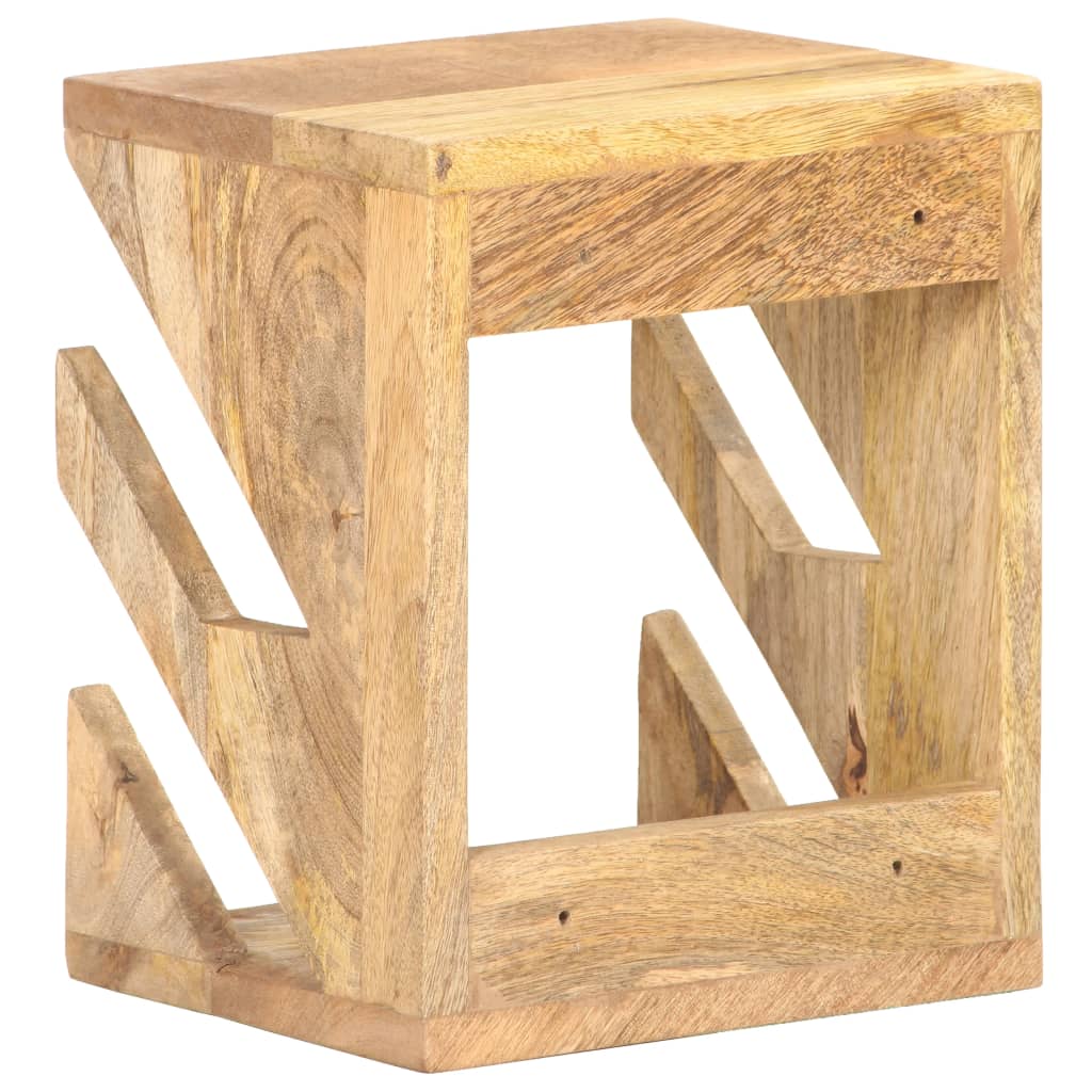 væghængt skateboardstativ 25x20x30 cm massivt mangotræ