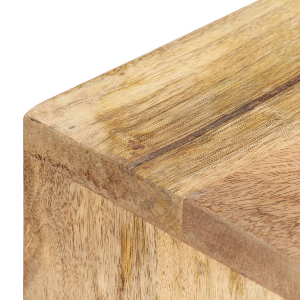 væghængt skateboardstativ 25x20x30 cm massivt mangotræ