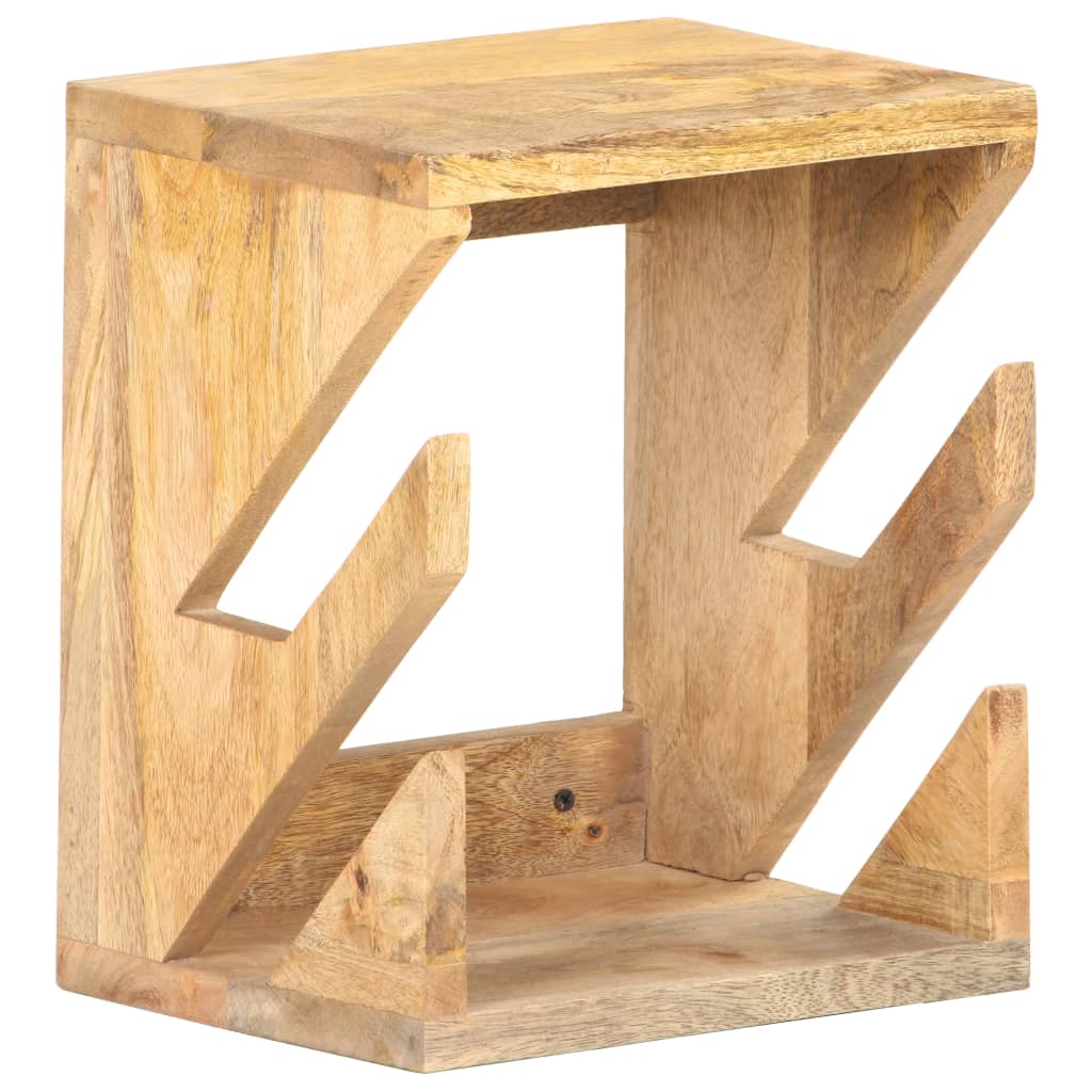 væghængt skateboardstativ 25x20x30 cm massivt mangotræ