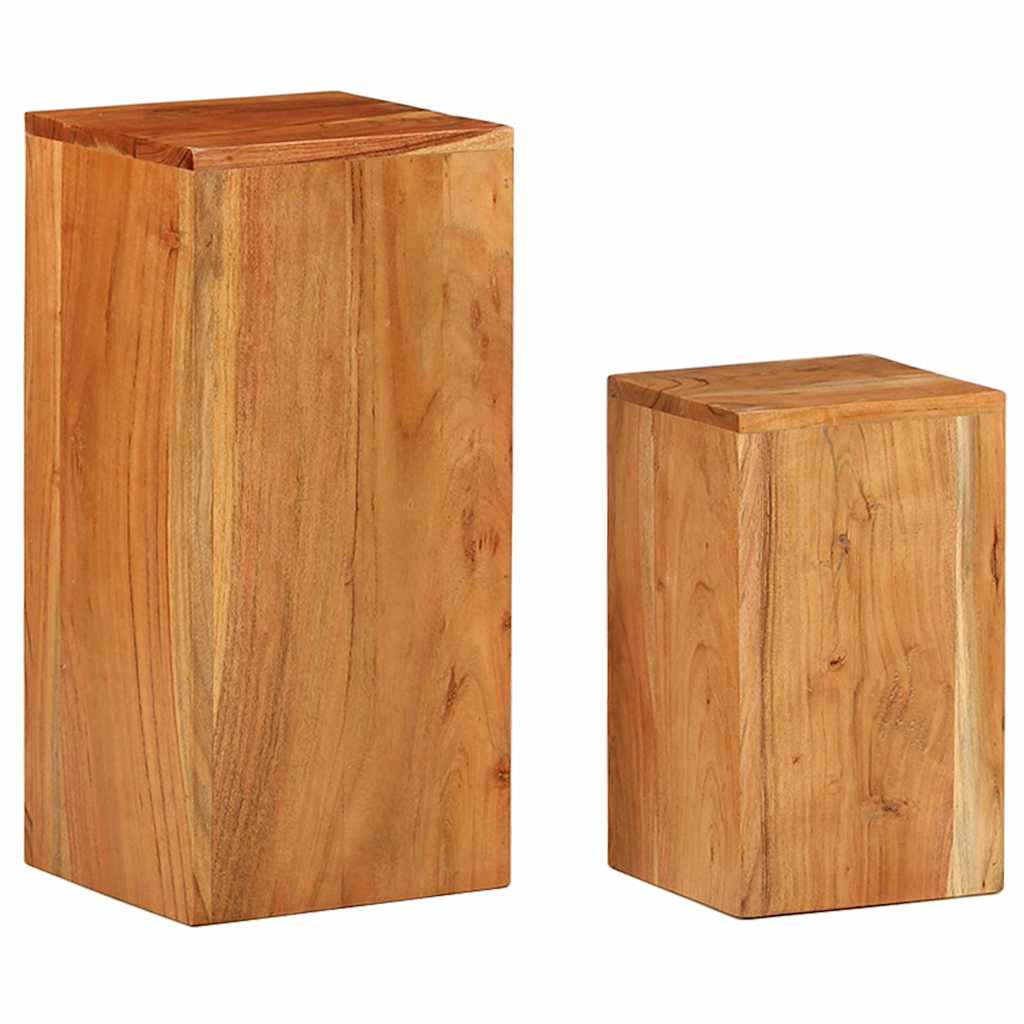 plantestativer 2 stk. massivt akacietræ