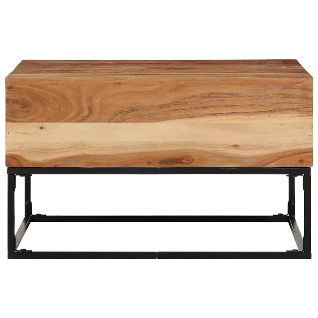 sofabord 68x68x41 cm massivt akacietræ