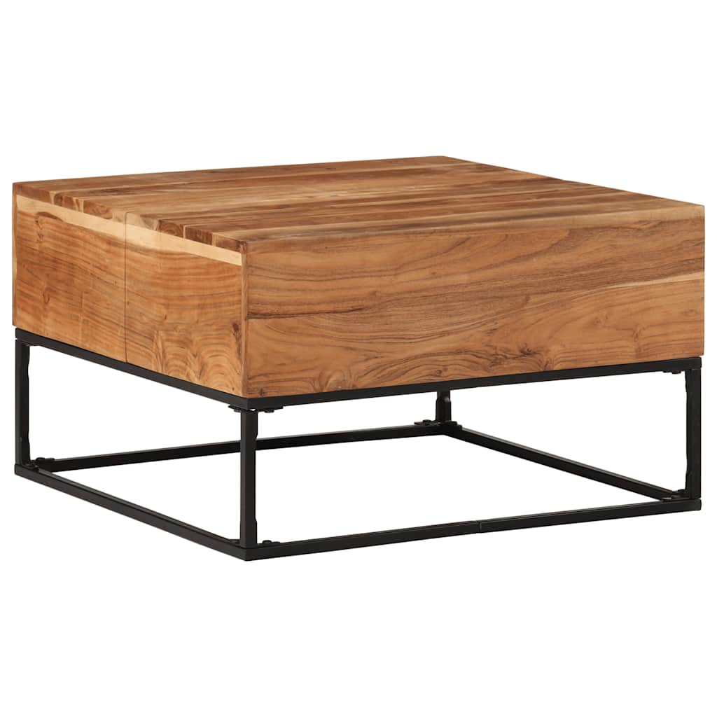 sofabord 68x68x41 cm massivt akacietræ