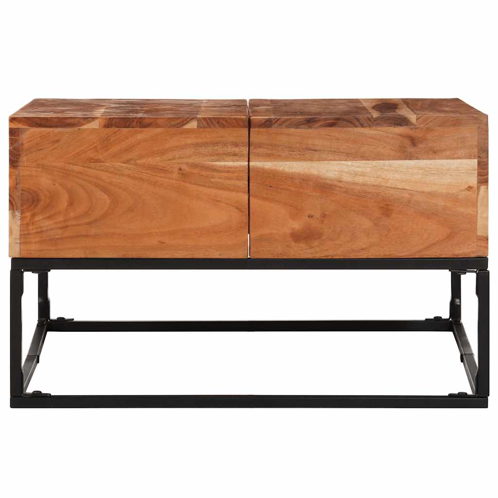 sofabord 68x68x41 cm massivt akacietræ
