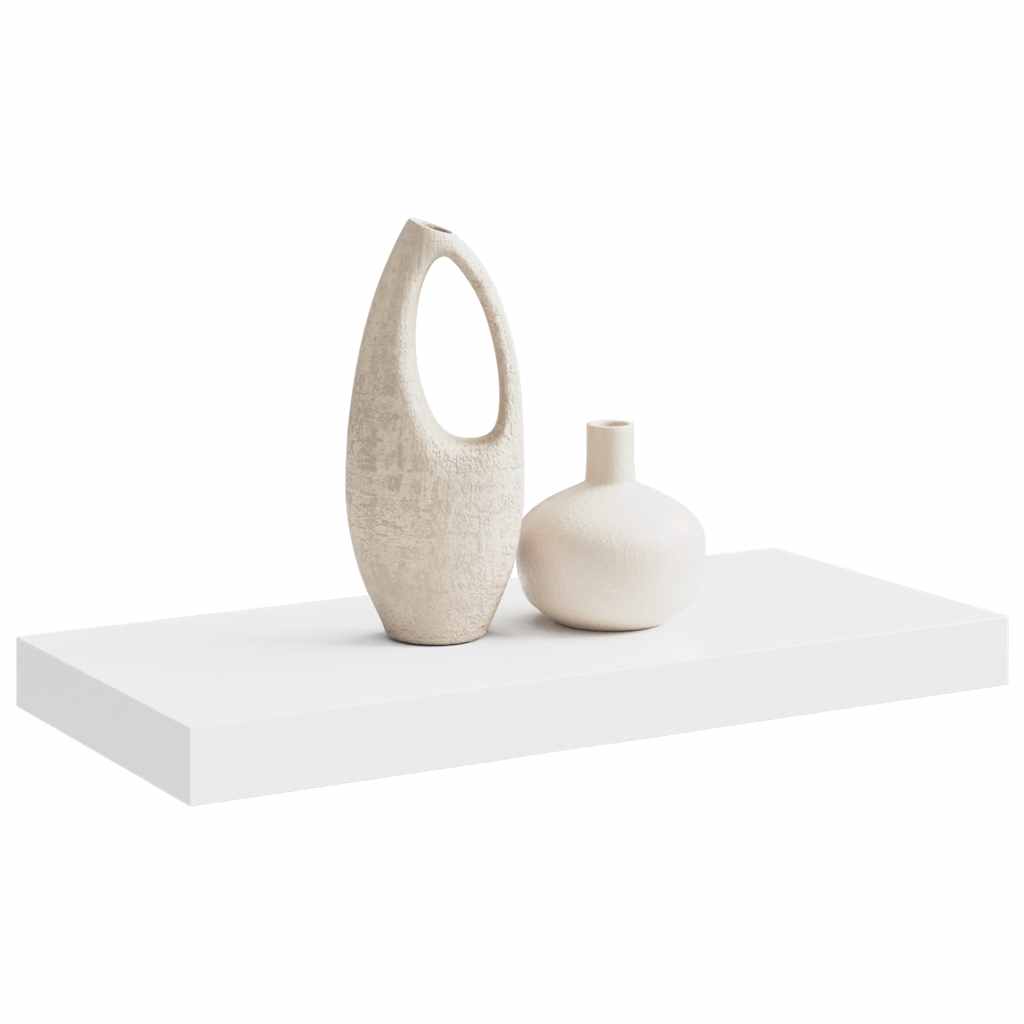 væghylde 50x23,5x3,8 cm MDF hvid