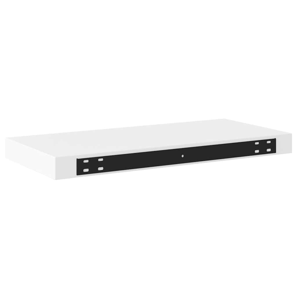 svævehylder 4 stk. 50x23,5x3,8 cm MDF hvid