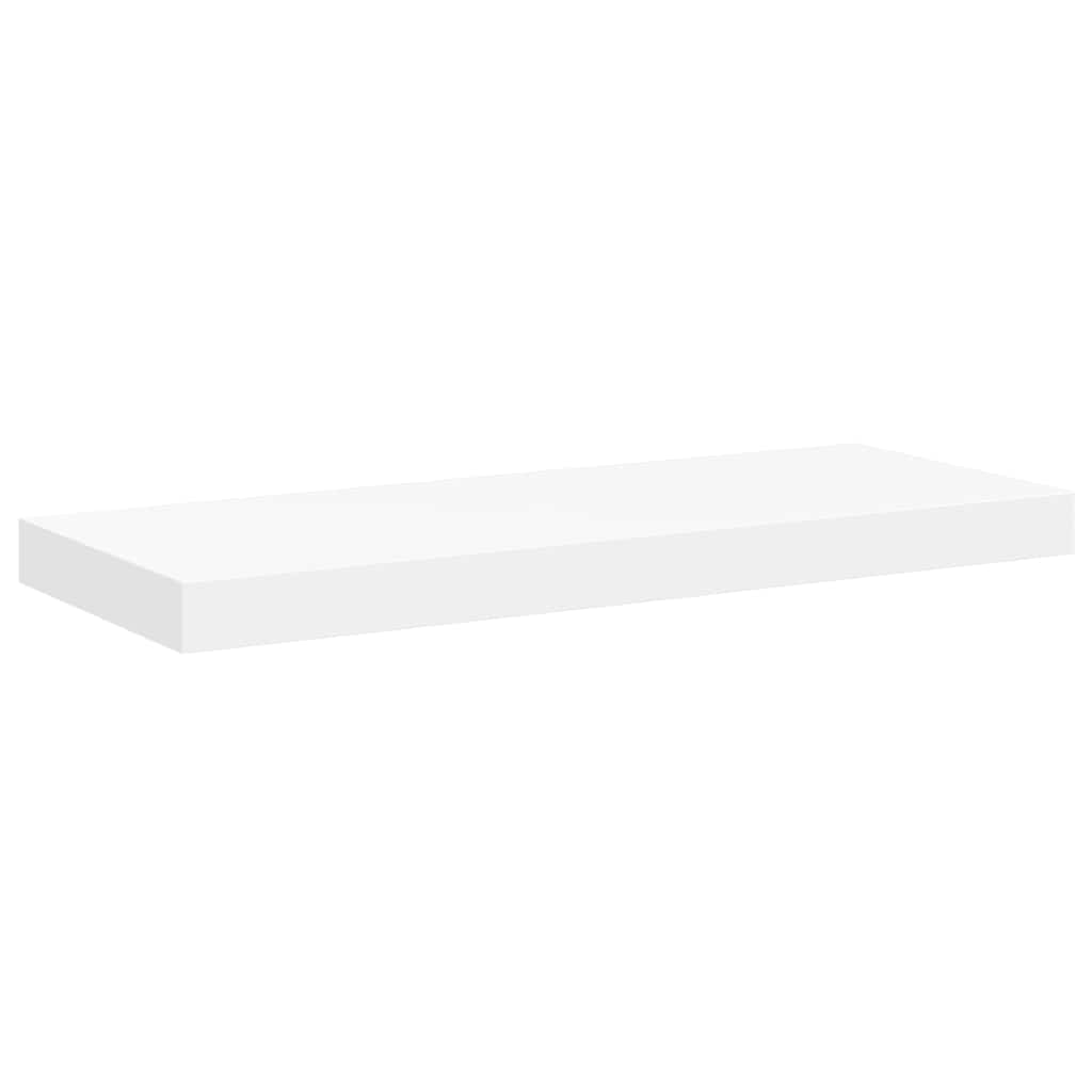 væghylder 2 stk. 60x23,5x3,8 cm MDF hvid