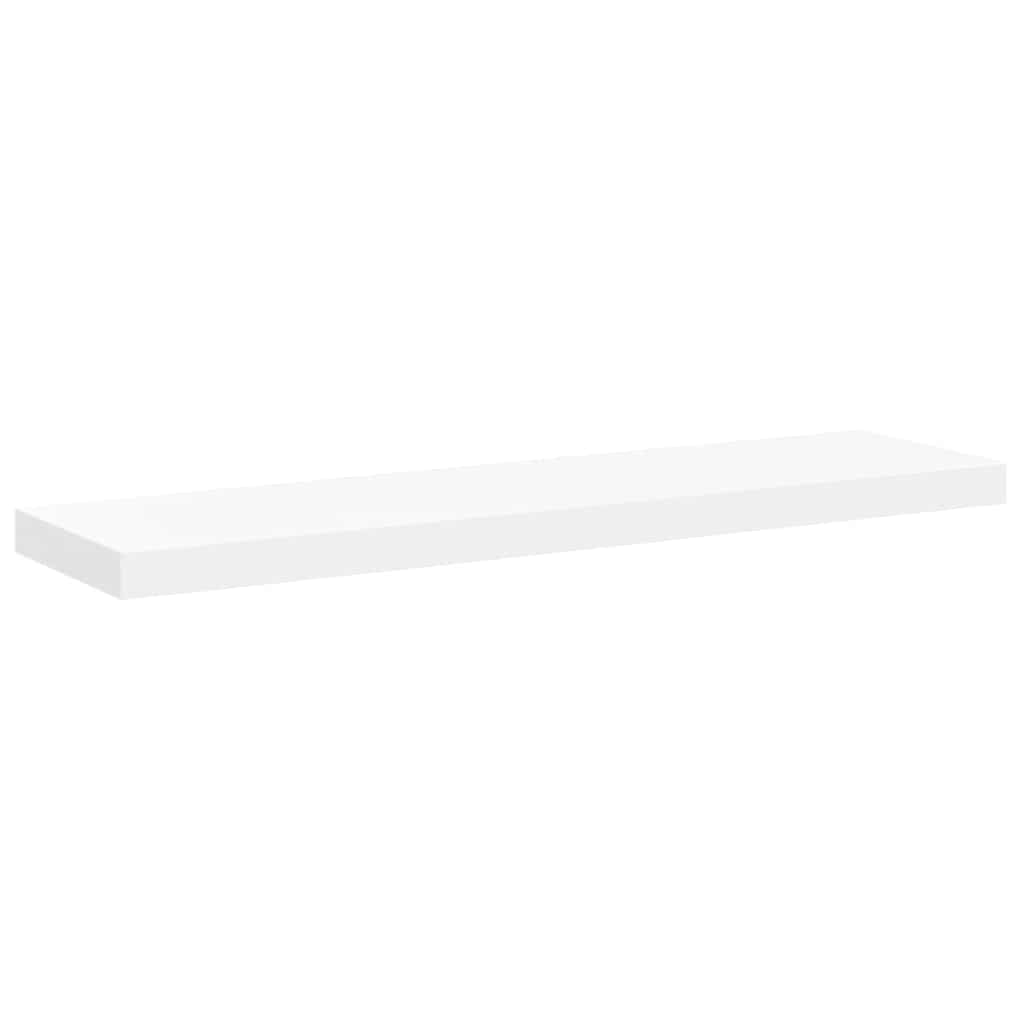 væghylder 2 stk. 90x23,5x3,8 cm MDF hvid