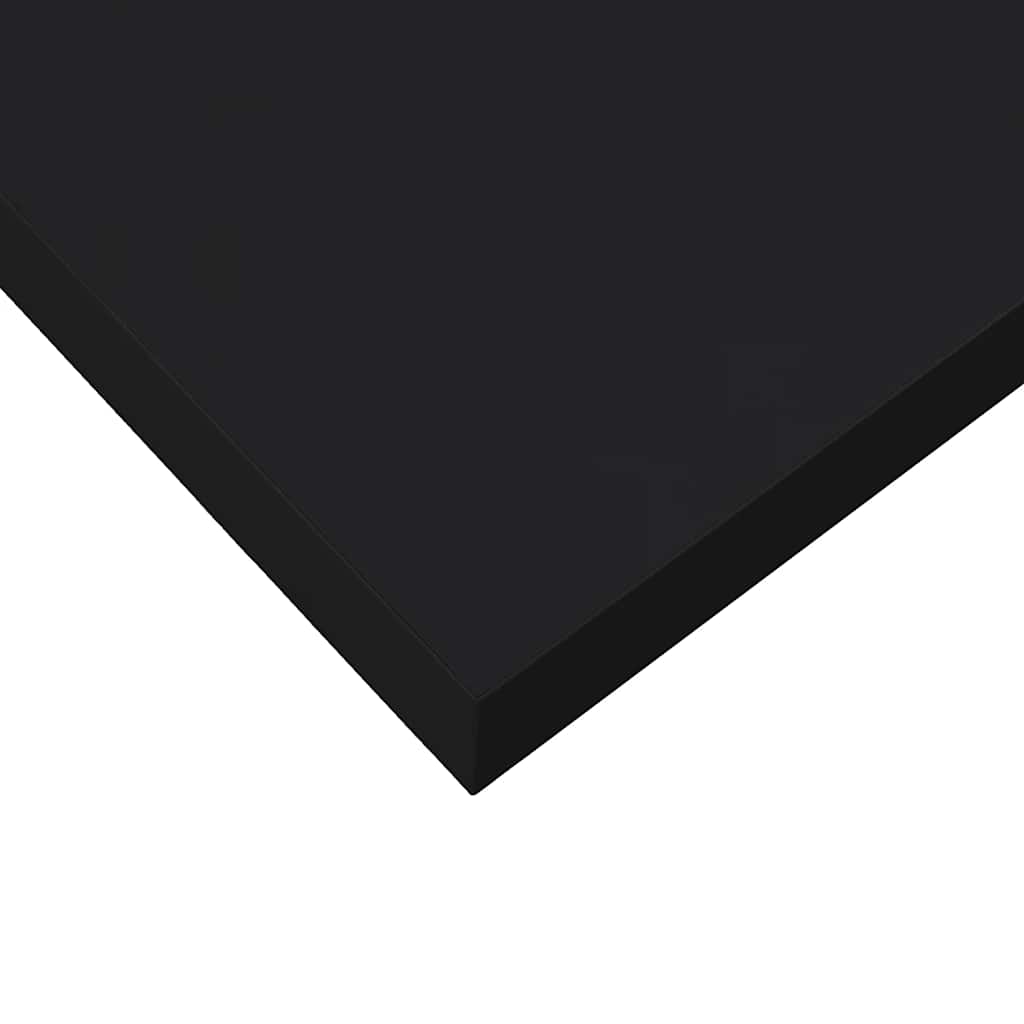 væghylde 90x23,5x3,8 cm MDF sort
