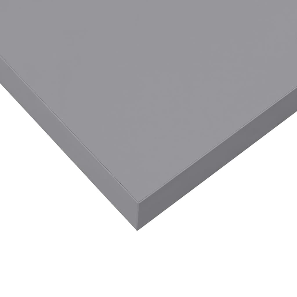 væghylde 80x23,5x3,8 cm MDF grå