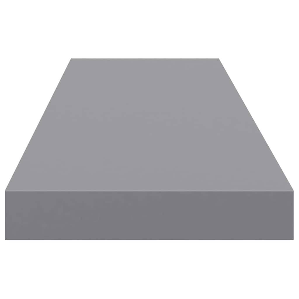væghylde 90x23,5x3,8 cm MDF grå