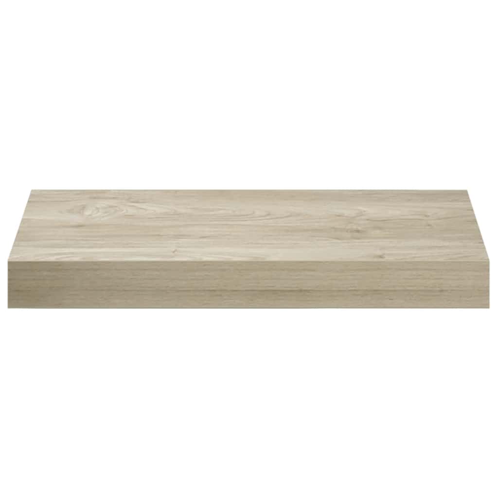væghylde 40x23,5x3,8 cm MDF egetræsfarve