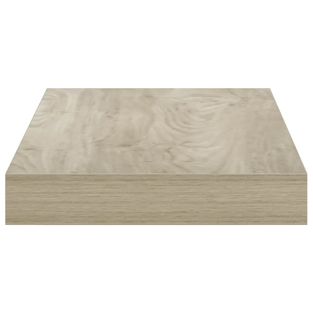 væghylde 40x23,5x3,8 cm MDF egetræsfarve