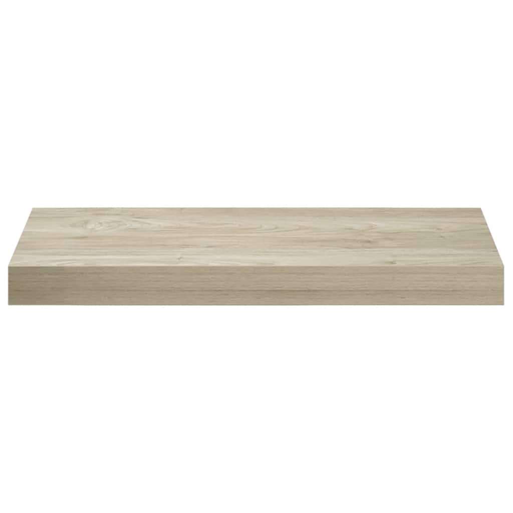 væghylde 50x23,5x3,8 cm MDF egetræsfarve