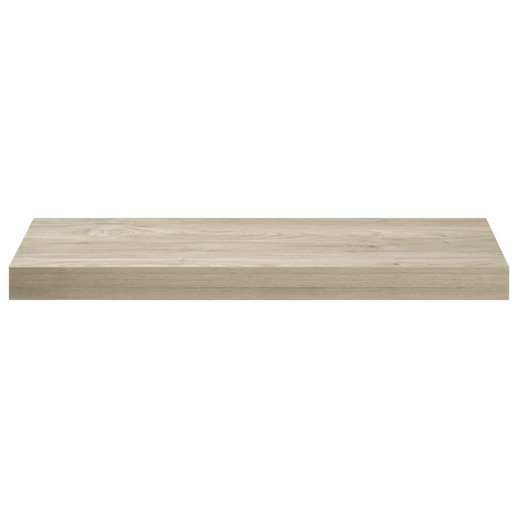 væghylde 60x23,5x3,8 cm MDF egetræsfarve
