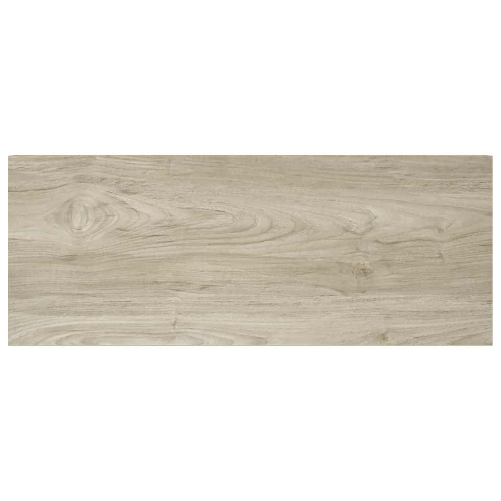 væghylde 60x23,5x3,8 cm MDF egetræsfarve