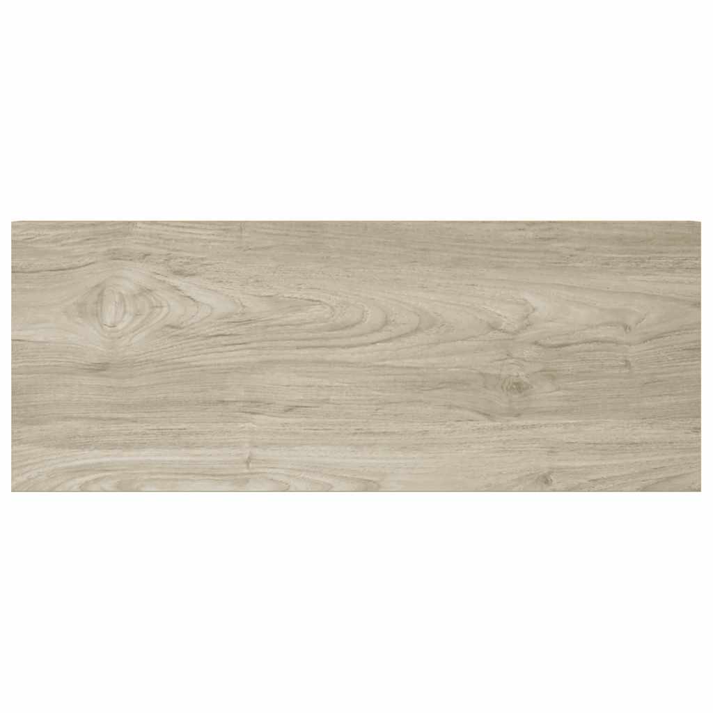 væghylder 4 stk. 60x23,5x3,8 cm MDF egetræsfarve