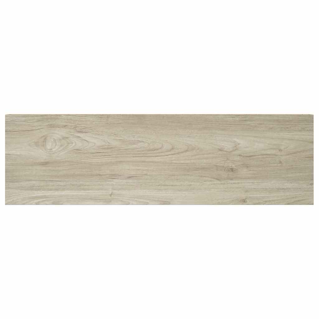 væghylder 2 stk. 80x23,5x3,8 cm MDF egetræsfarve