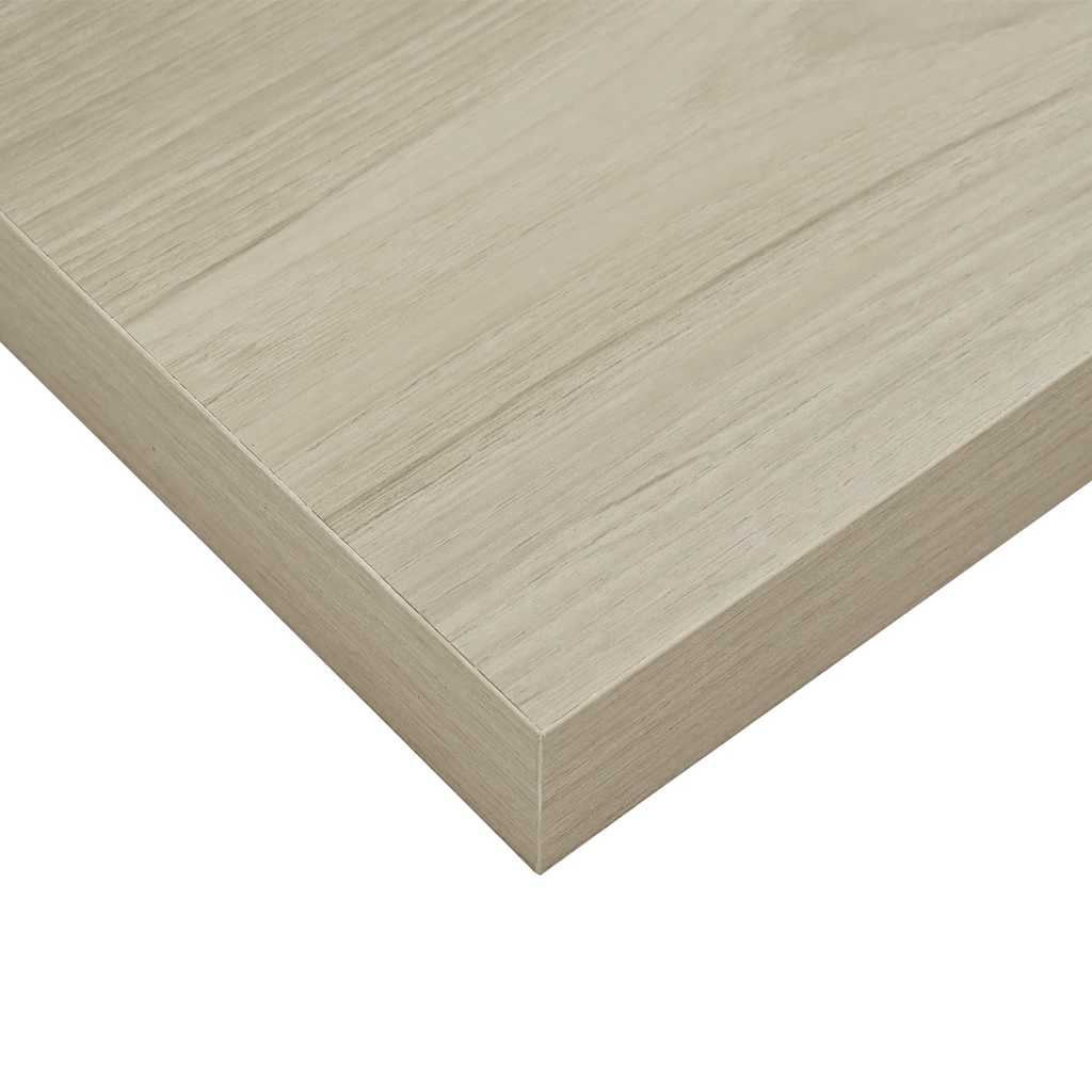væghylde 90x23,5x3,8 cm MDF egetræsfarve