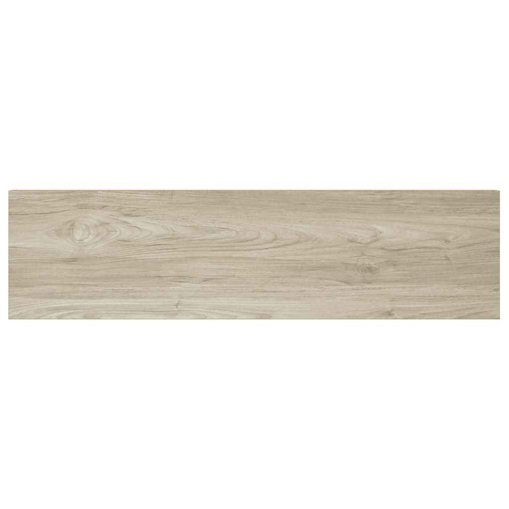 væghylder 4 stk. 90x23,5x3,8 cm MDF egetræsfarve