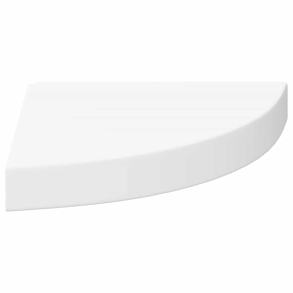 hjørnehylder 2 stk. 25x25x3,8 cm MDF hvid