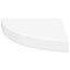 hjørnehylder 4 stk. 25x25x3,8 cm MDF hvid