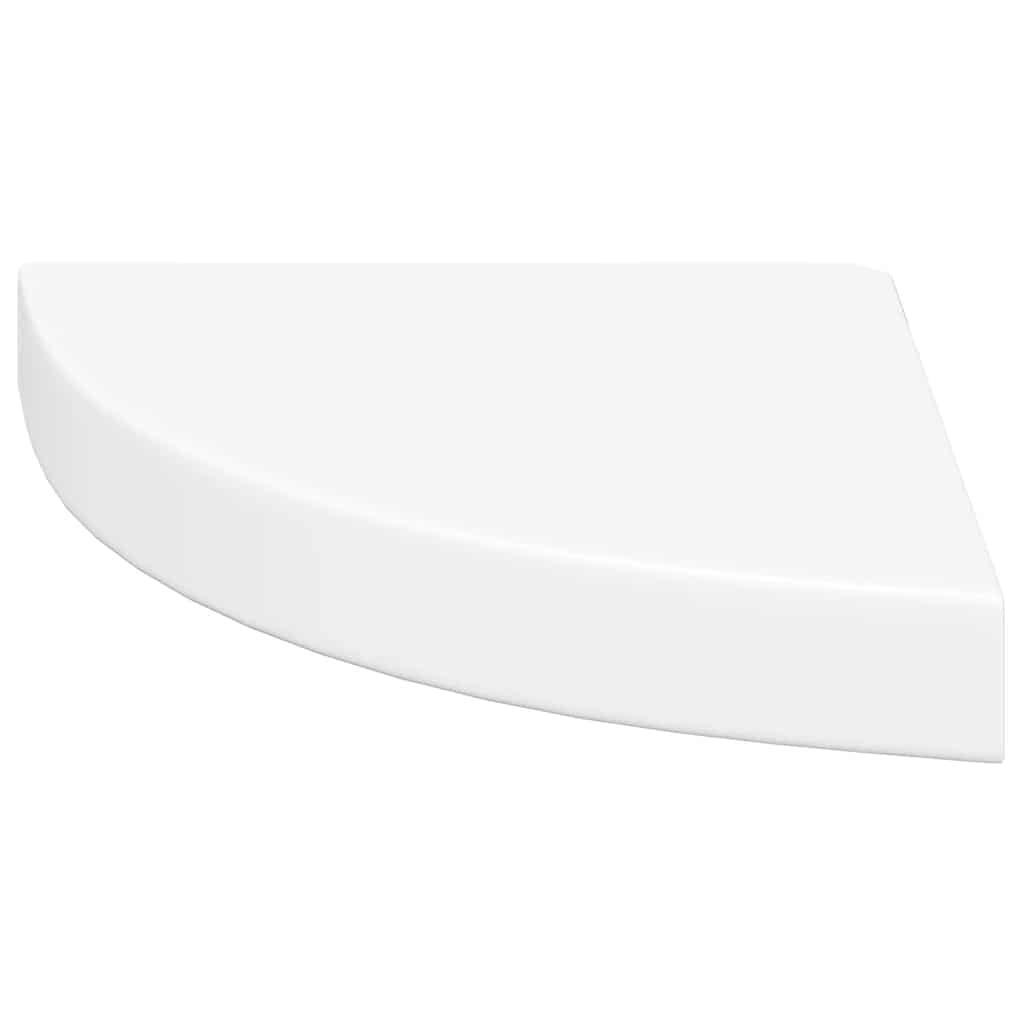hjørnehylder 4 stk. 25x25x3,8 cm MDF hvid