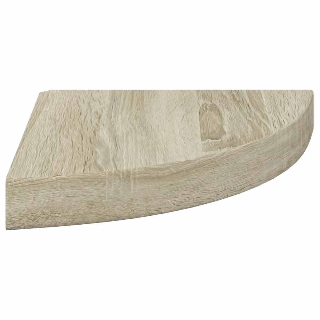 hjørnehylder 2 stk. 25x25x3,8 cm MDF sort