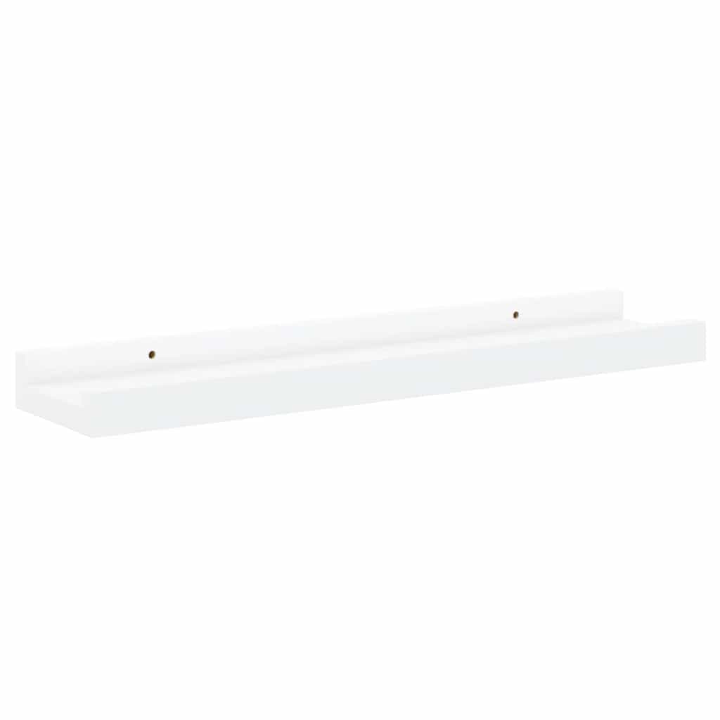 gallerihylder 2 stk. 40x9x3 cm MDF hvid