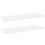 gallerihylder 2 stk. 40x9x3 cm MDF hvid