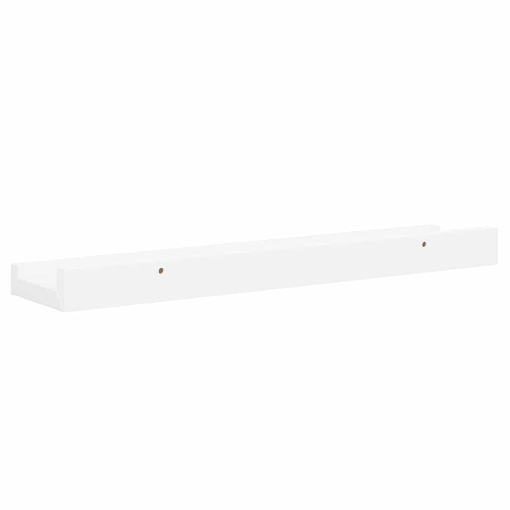 gallerihylder 2 stk. 40x9x3 cm MDF hvid