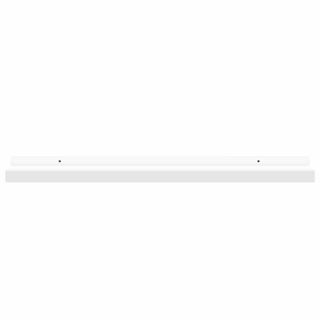 gallerihylder 2 stk. 60x9x3 cm MDF hvid
