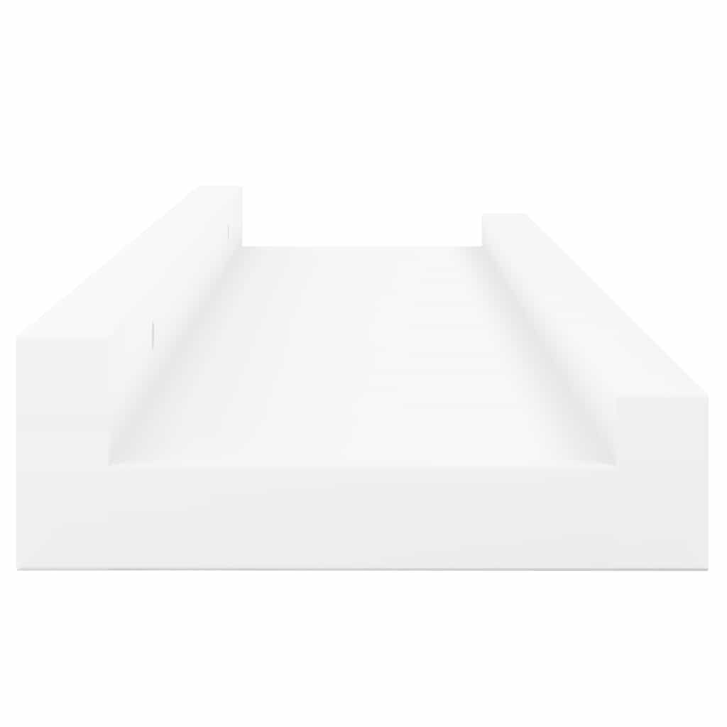 gallerihylder 2 stk. 60x9x3 cm MDF hvid