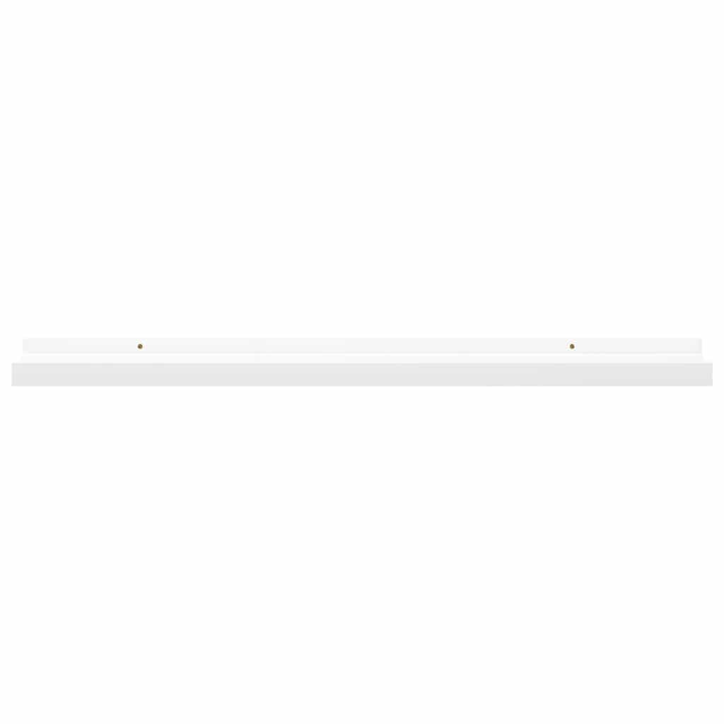 gallerihylder 2 stk. 80x9x3 cm MDF hvid