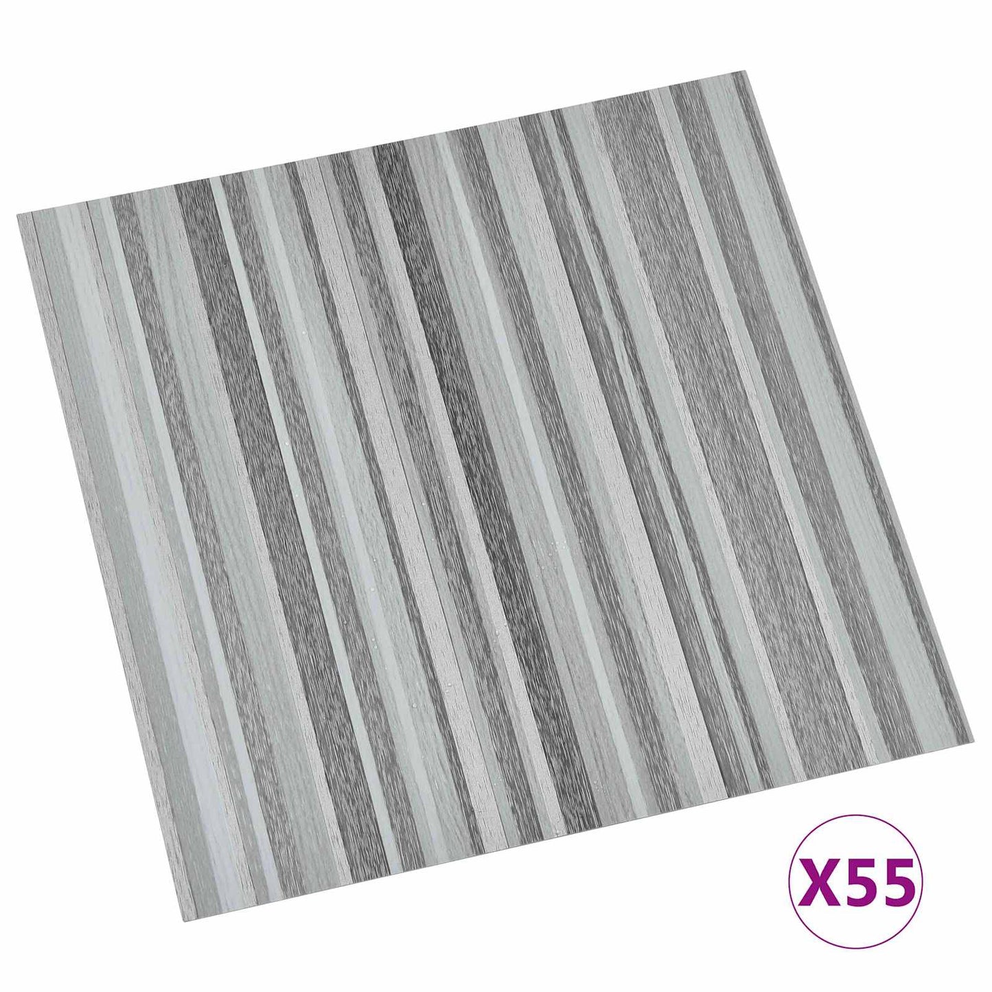Gulvplanker Striber 5,11 m² 55 stk. PVC