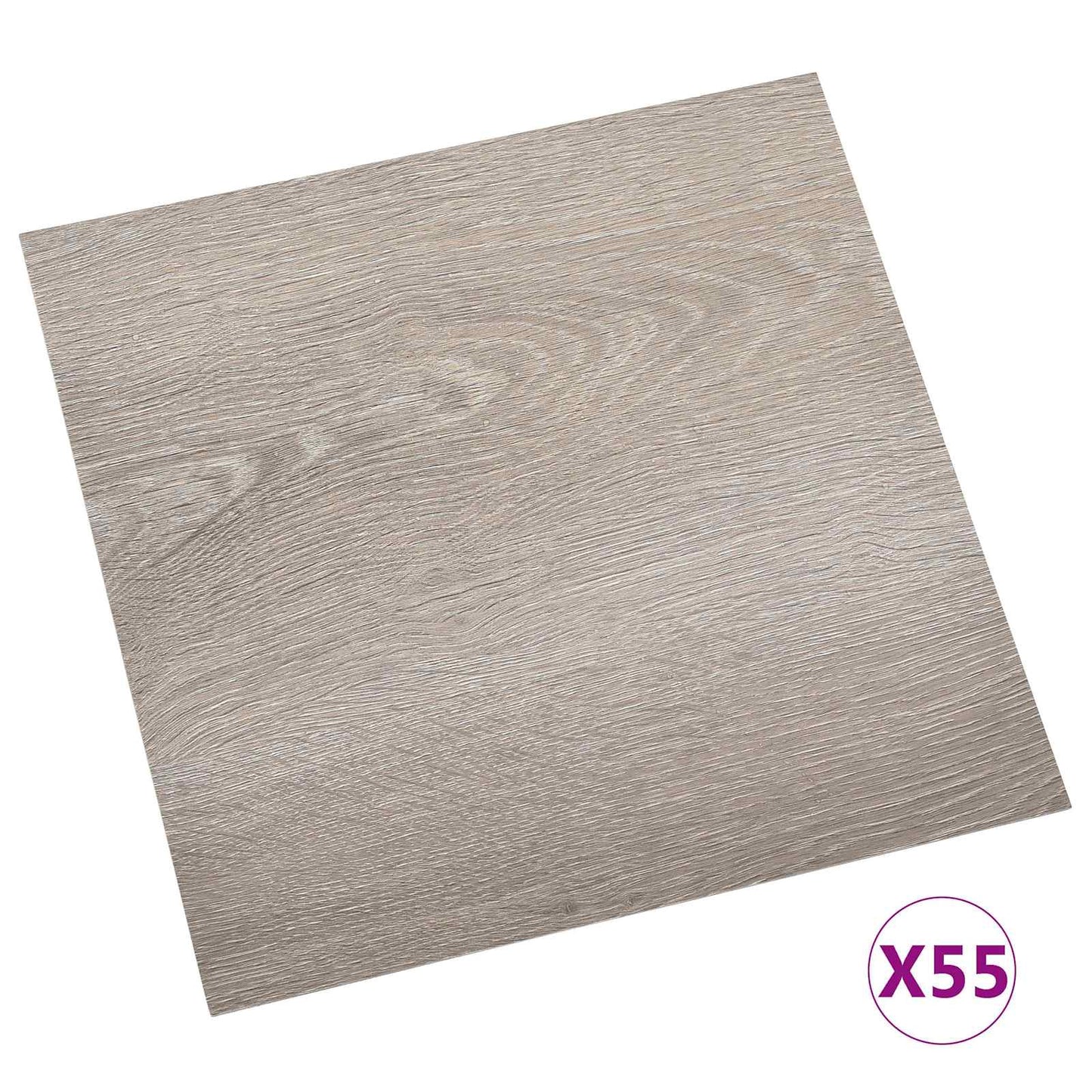 Gulvplanker træ 5,11 m² 55 stk. PVC