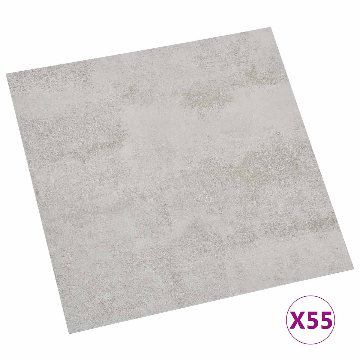 Gulvplanker Grå og Lys Grå 5,11 m² 55 stk. PVC