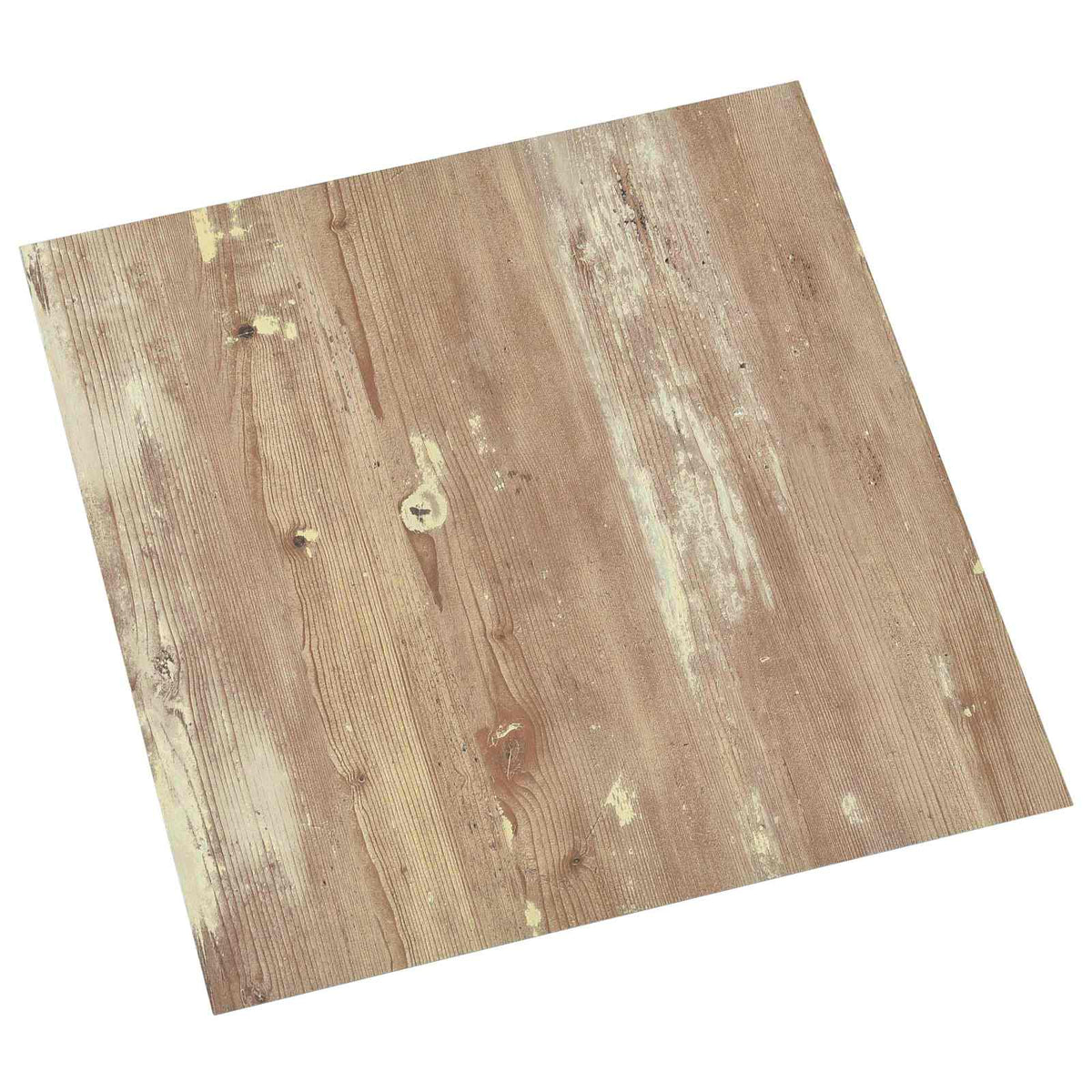Gulvplanker Creme og lys brun 5,11 m² 55 stk. PVC
