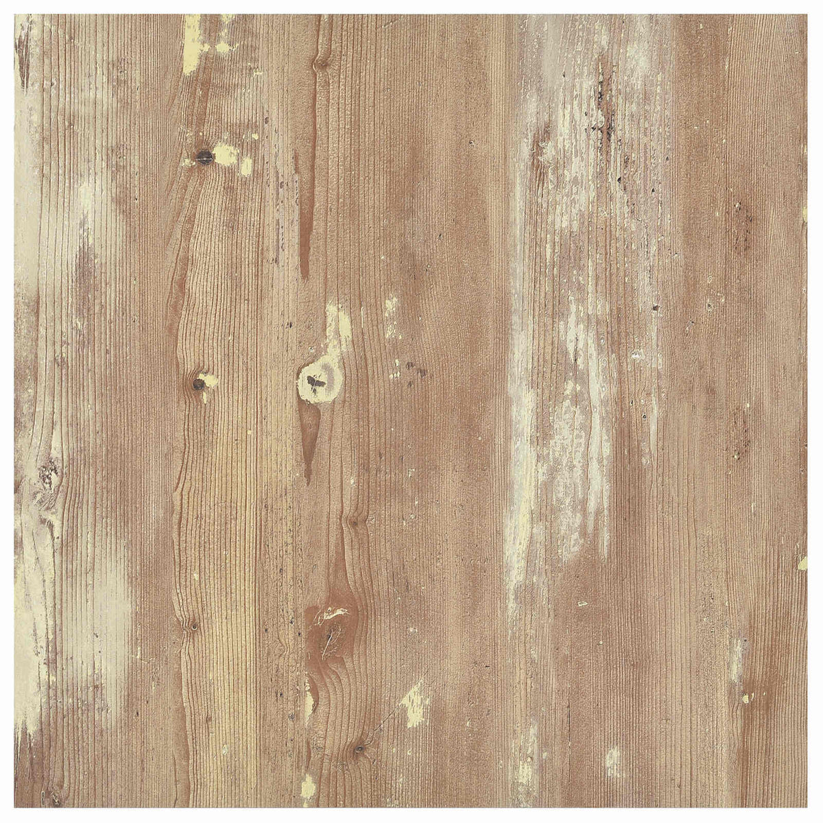 Gulvplanker Creme og lys brun 5,11 m² 55 stk. PVC