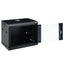 væghængt netværksskab 4U 19" IP20 600x450x510 mm
