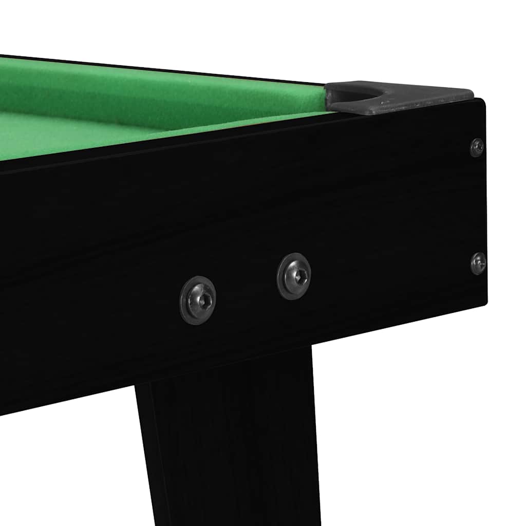 mini-poolbord 92x52x19 cm sort og grøn