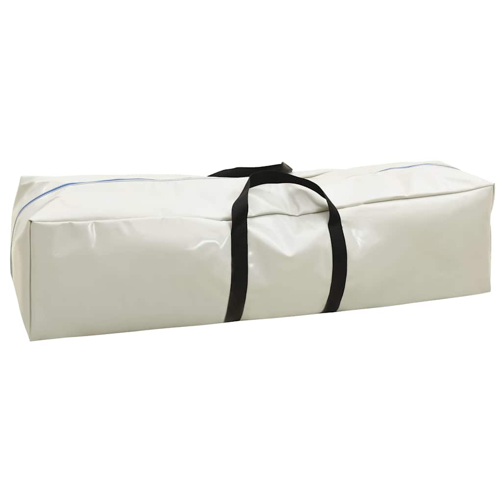 oppustelig gymnastikmåtte med pumpe 60x100x10 cm PVC blå
