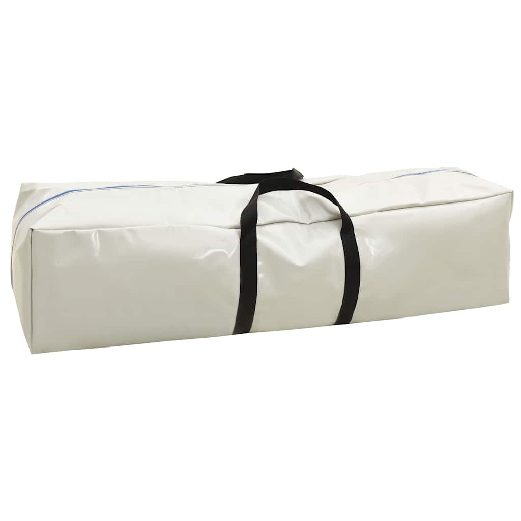 oppustelig gymnastikmåtte med pumpe 60x100x10 cm PVC grøn