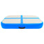 oppustelig gymnastikmåtte med pumpe 60x100x20 cm PVC blå