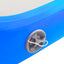 oppustelig gymnastikmåtte m. pumpe 300x100x15 cm PVC blå