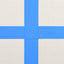 oppustelig gymnastikmåtte m. pumpe 200x200x15 cm PVC blå
