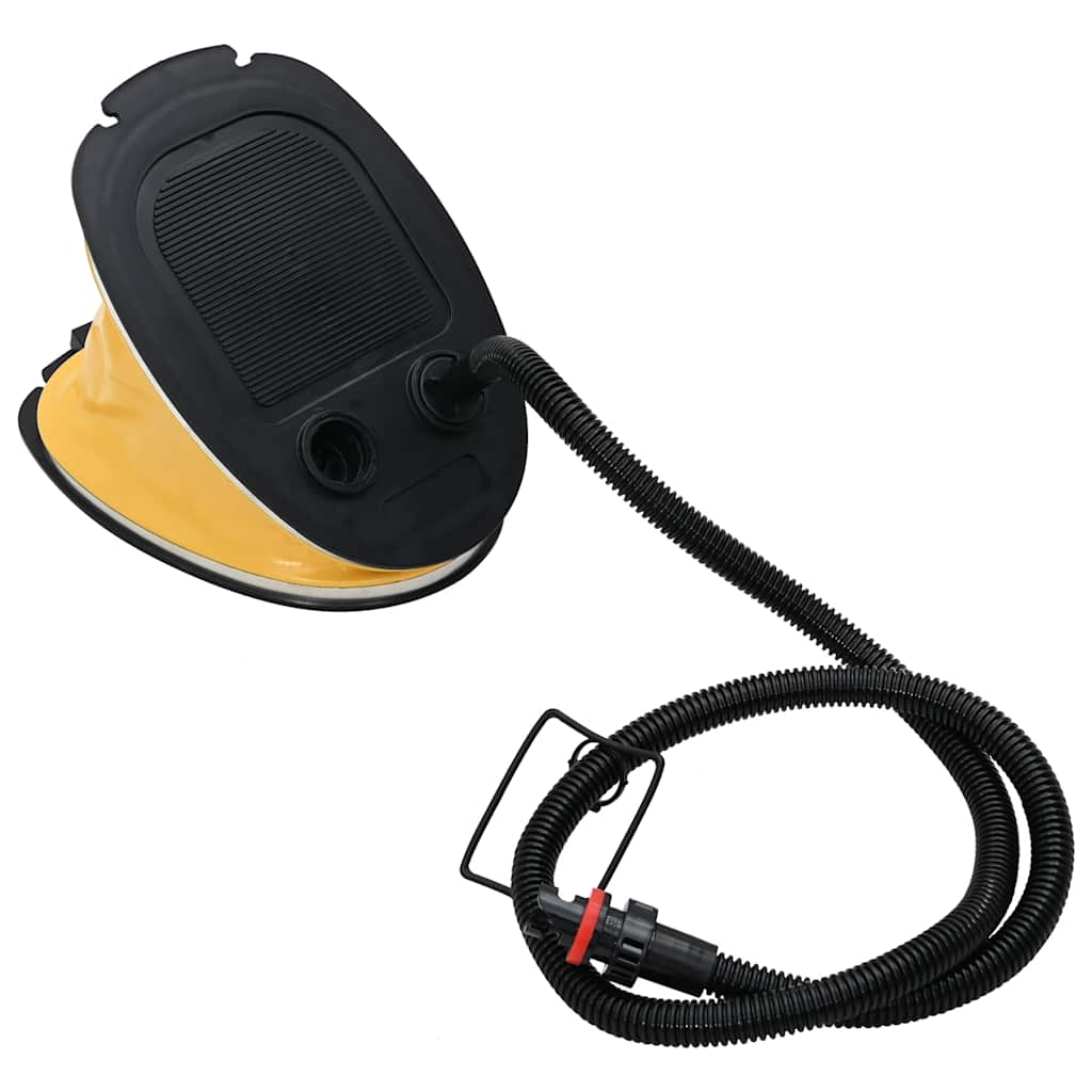 oppustelig gymnastikrulle med pumpe 100x60 cm PVC blå