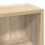 CD-reoler 2 stk. 21x16x93,5 cm spånplade sonoma-eg
