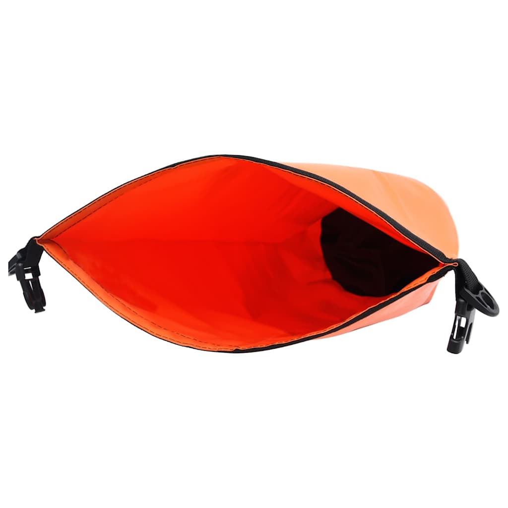 vandtæt tørpose m. lynlås 30 l PVC orange