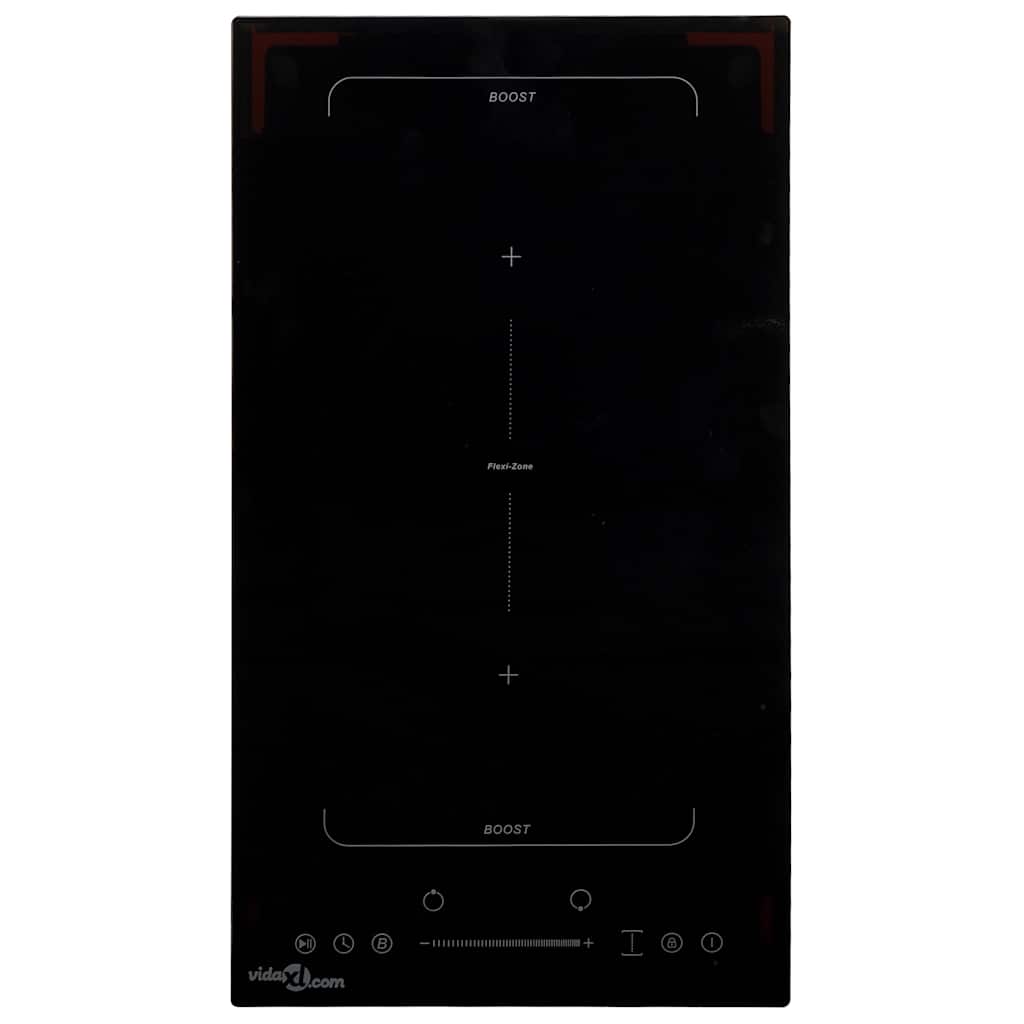 Flexizone induktionskogeplade 2 brændere Touch 3500 W glas