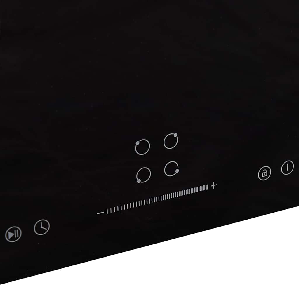 induktionskogeplade med 4 zoner Touch Control 7000 W 77 cm glas